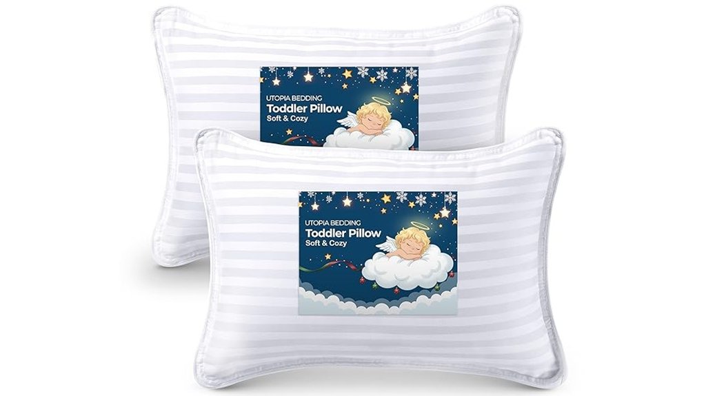 The Best Travel Pillows for Kids That Make Flights Easier 3 utopia toddler pillow 13x18