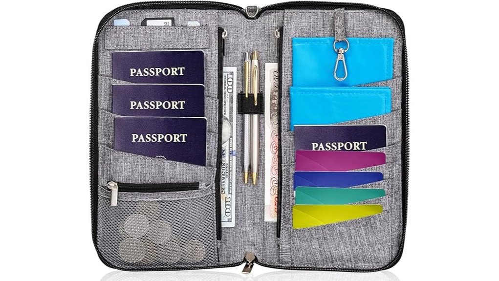 Travel Document Organizers (Family-Size) for Smooth Travel 3 valante rfid passport wallet