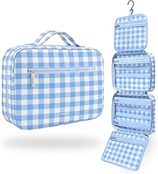 Must-Have Hanging Toiletry Bags for Tiny Bathroom Spaces 11 vandel waterproof toiletry organizer
