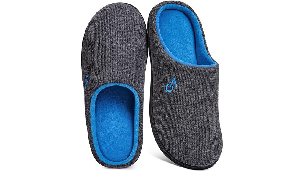 veracosy two tone memoryfoam slippers