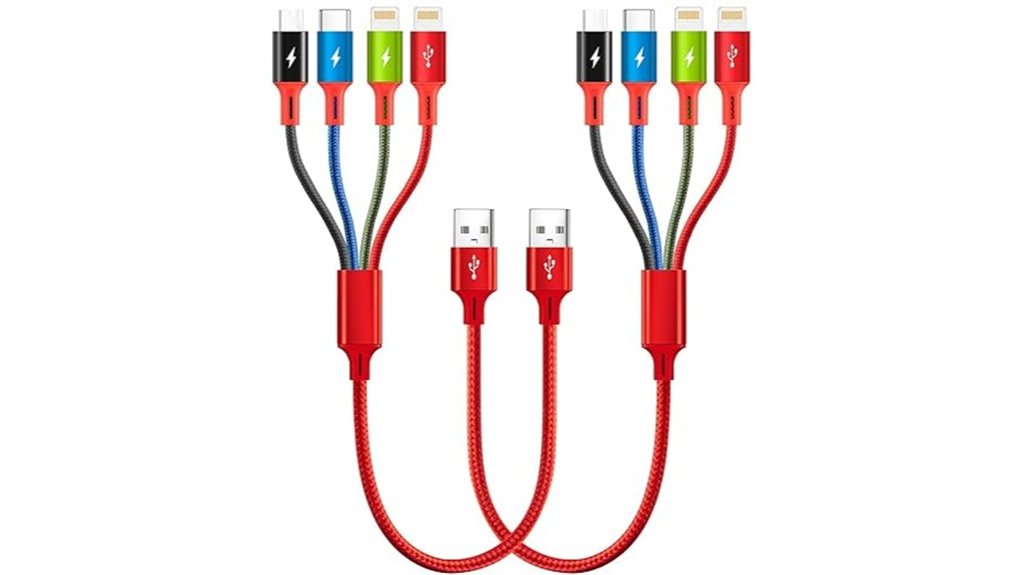 15 Best Short Charging Cable Set 10 versatile multi device charging cable