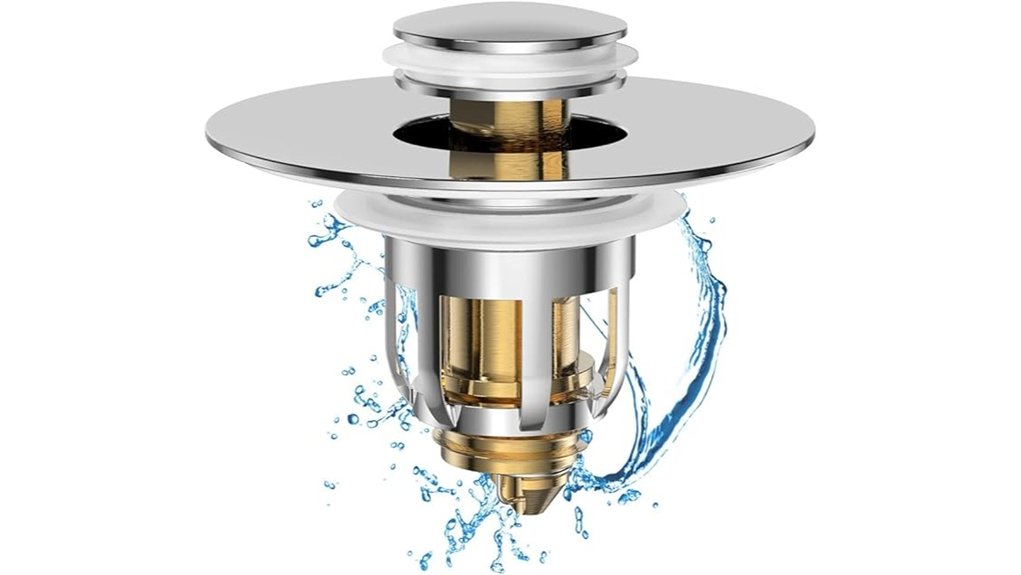 versatile sink stopper strainer
