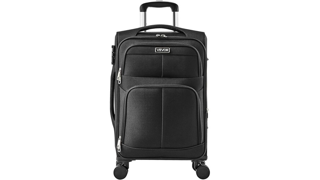 Softside Suitcases That Make Packing Effortless and Durable 9 vevor expandable 20 inch spinner