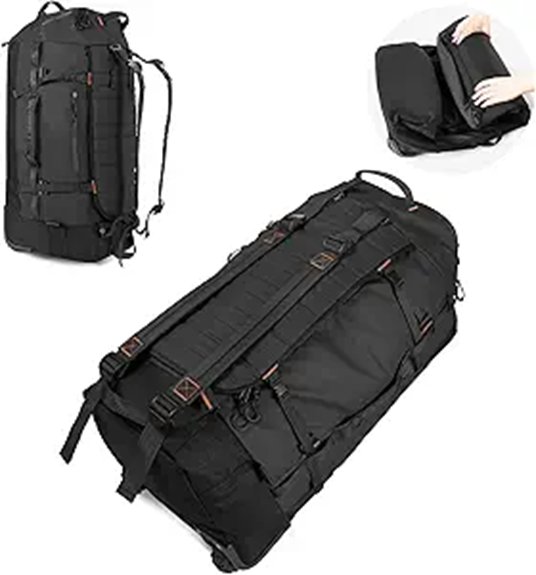 Weekend Travel Bags: Duffel vs Backpack vs Rolling 14 vomgomfom 86l collapsible luggage