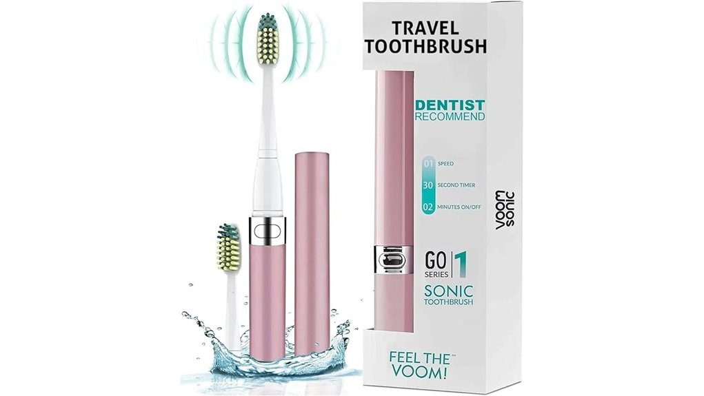 Electric Toothbrushes for Travel (Case + Battery Life) Ready 7 voom sonic travel toothbrush
