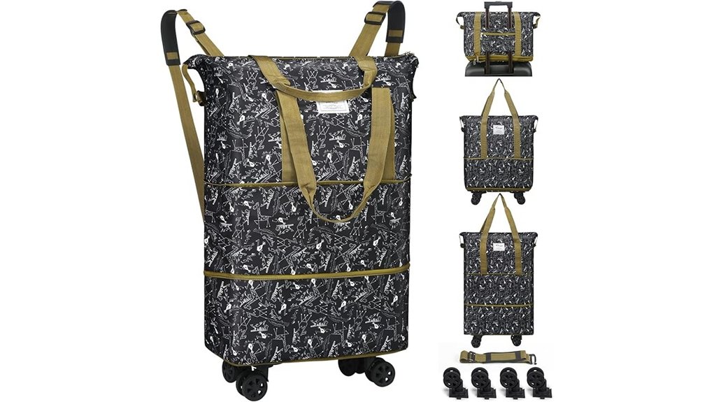 Weekend Travel Bags: Duffel vs Backpack vs Rolling 1 voowo wheeled travel duffel