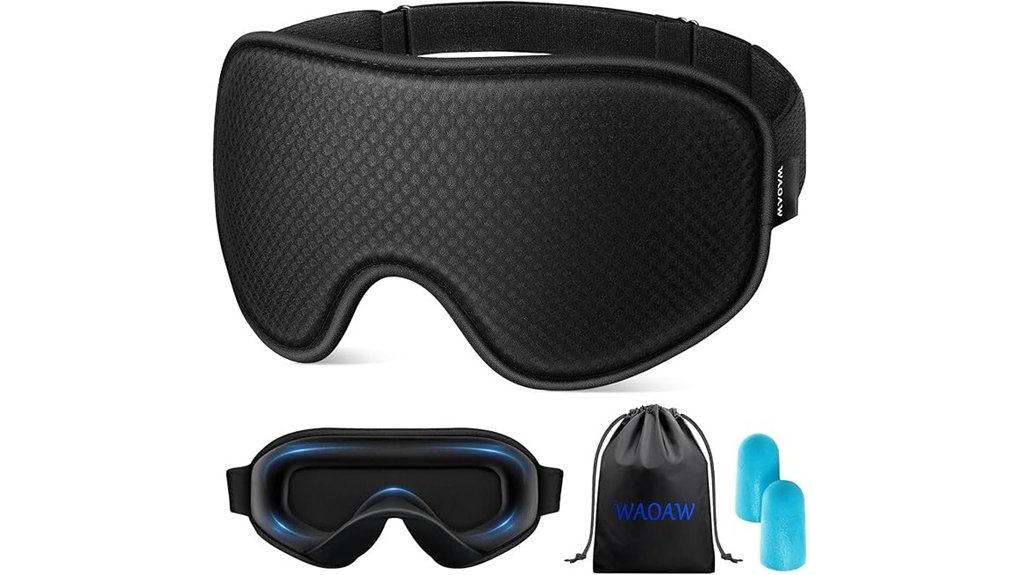 The Best Eye Masks for Sleeping on Planes 11 waoaw blackout sleep mask