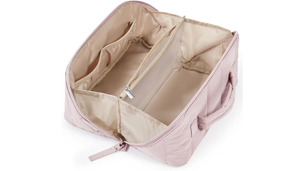 Top Travel Makeup Bags for Easy Cleaning & Great Compartments 2 water resistant travel makeup bag