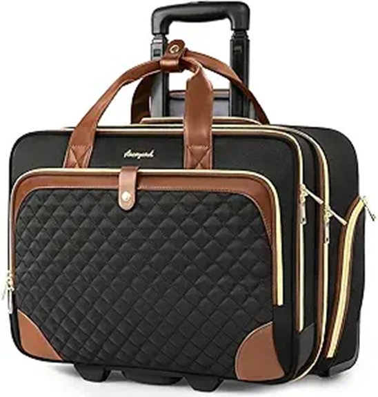 Top Underseat Bags with Laptop Protection (Work + Travel) 11 waterproof 16 inch rolling bag