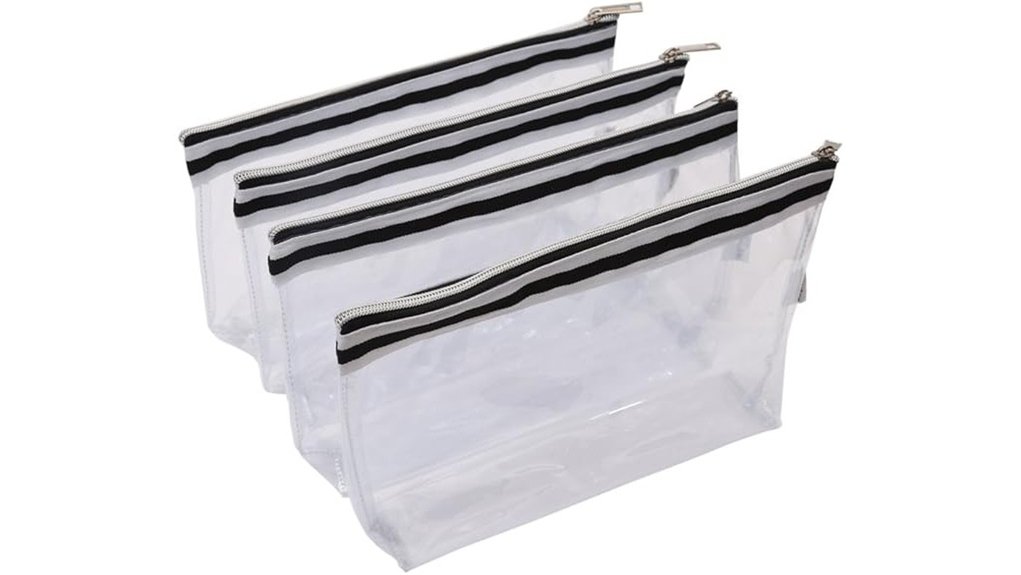 Top Waterproof Zip Pouches for Leakproof Travel 13 waterproof clear zippered pouches