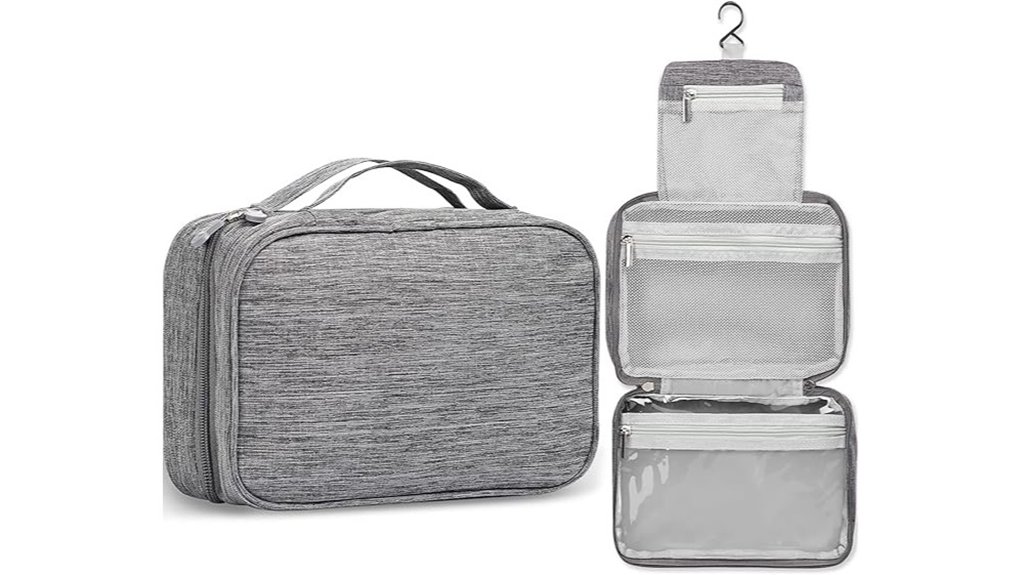 Must-Have Hanging Toiletry Bags for Tiny Bathroom Spaces 5 waterproof foldable toiletry bag