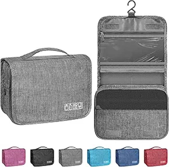 Must-Have Hanging Toiletry Bags for Tiny Bathroom Spaces 1 waterproof hanging toiletry bag