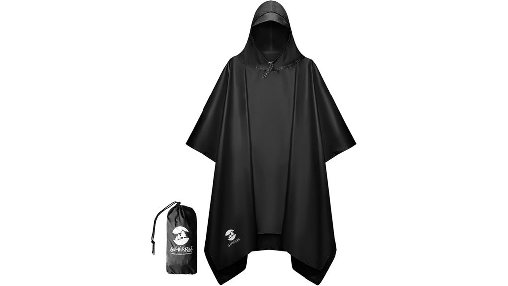 10 Best Packable Poncho 8 waterproof hooded rain poncho