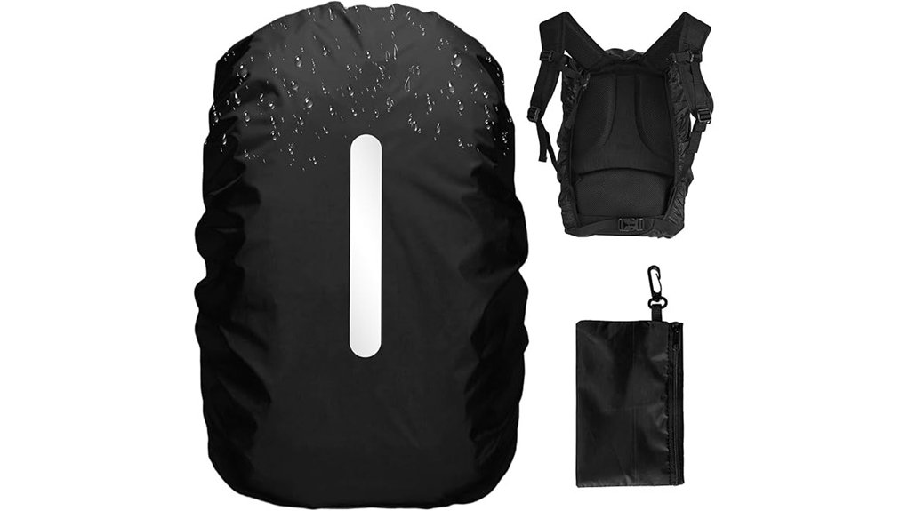 waterproof reflective backpack cover