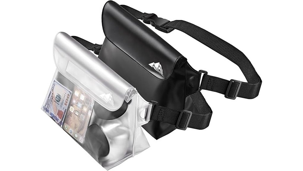 Top Waterproof Document Pouches for Beach & Boat Adventures 15 waterproof waist strap phone pouch