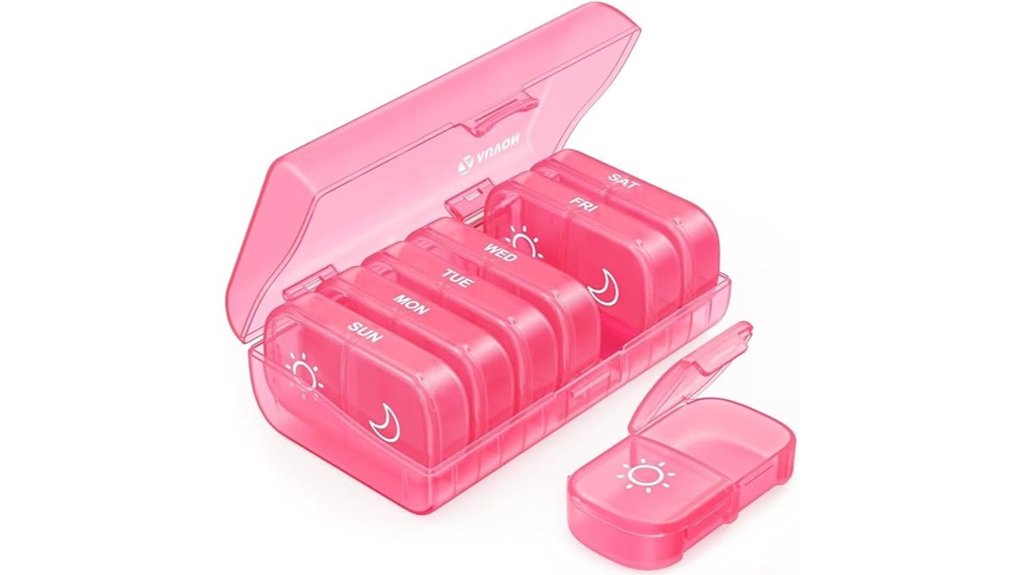 weekly pill organizer system
