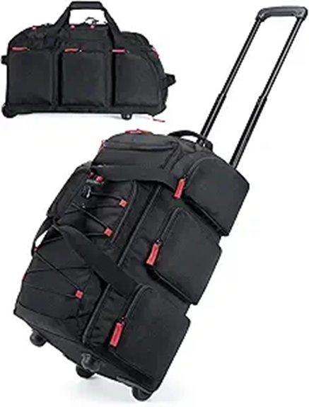 Best Carry-On Duffel Bags That Fit Overhead Bins 3 wheeled duffle bag waterproof