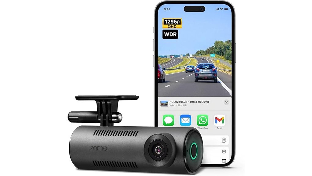 7 Best Dash Cam (Road Trips) 4 wifi enabled dash cam