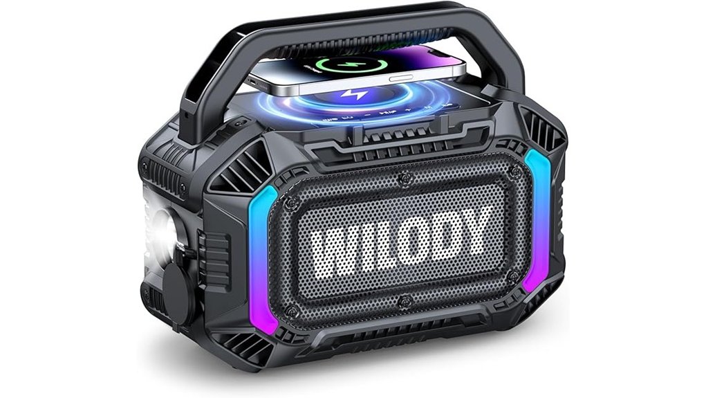The Best Portable Speakers for Beach and Hotel Rooms 7 wilody 100w bluetooth ipx7
