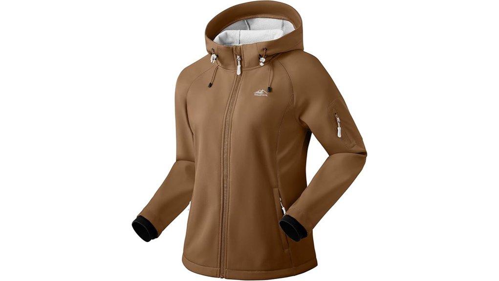 Best Windproof Travel Jackets That Pack Small 12 women s fleece lined softshell jacket