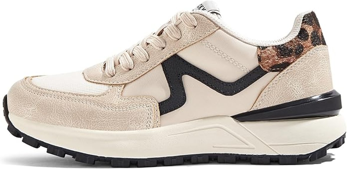 women s retro colorblock sneakers