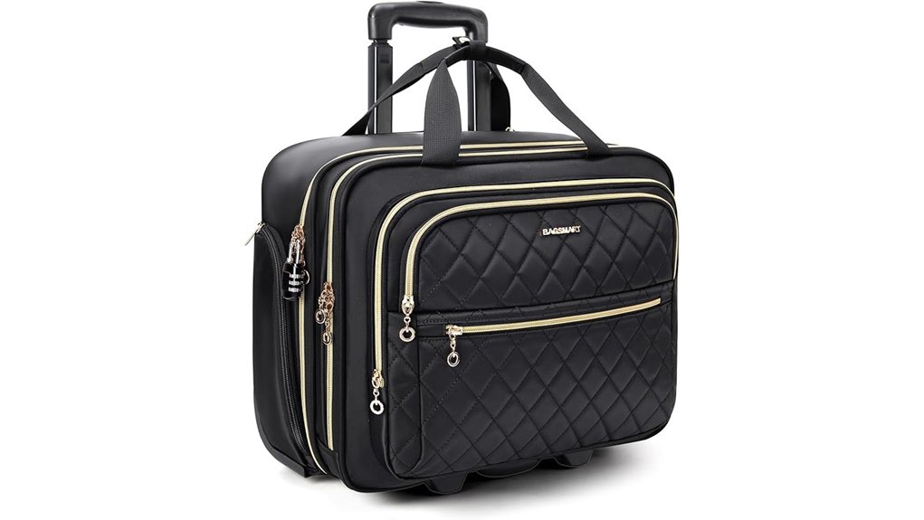 Top Underseat Bags with Laptop Protection (Work + Travel) 12 women s rolling laptop bag