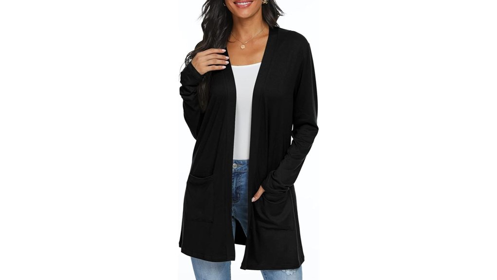 Best Lightweight Cardigans for Effortless Layering 5 womens long sleeve open front cardigan