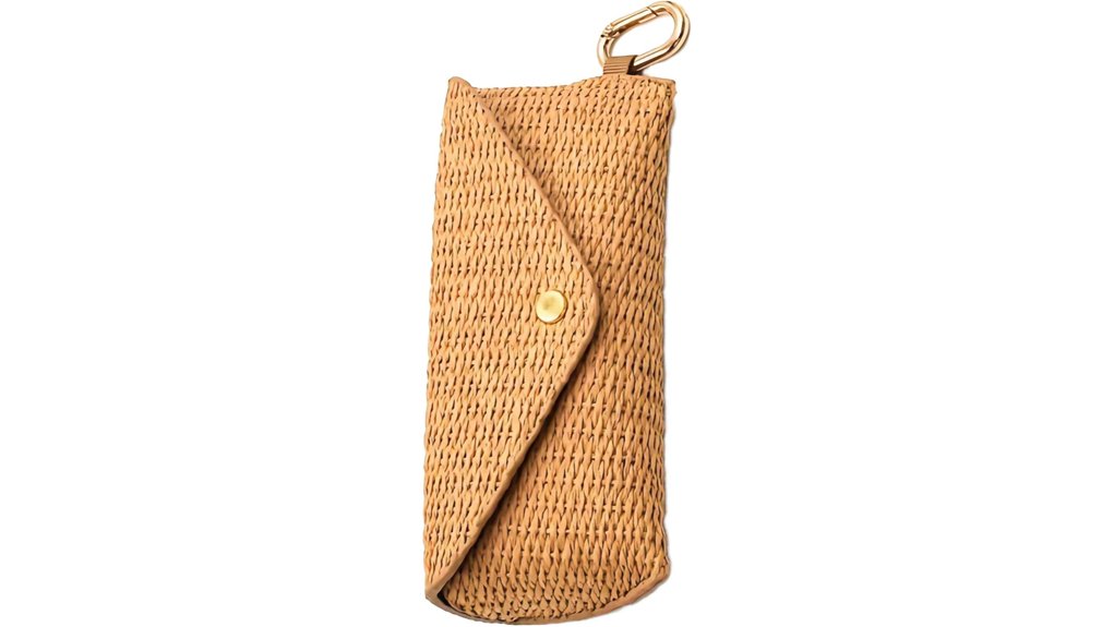 Best Travel Sunglasses Cases: Hard vs Soft Showdown 6 woven straw sunglasses case