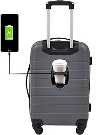 Best Carry-On Suitcases With Quiet Wheels 5 wrangler quiet 22 inch spinner