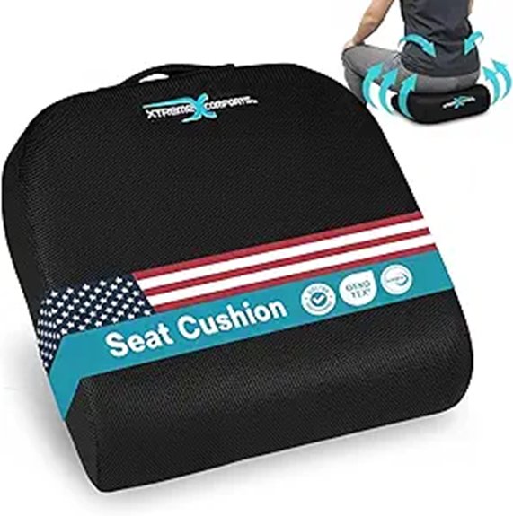 Best Seat Cushions for Economy Comfort 12 xtreme comforts ergonomic memory foam