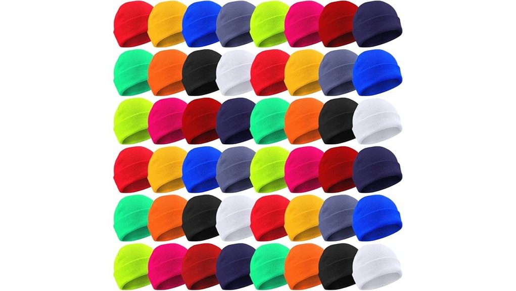 Winter Hats & Beanies That Deliver Warmth Without Bulk 6 yahenda 48 pack unisex beanies
