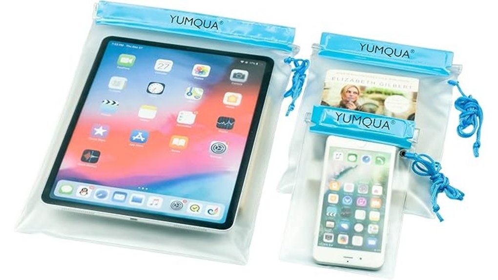 Top Waterproof Document Pouches for Beach & Boat Adventures 7 yumqua clear waterproof pouches