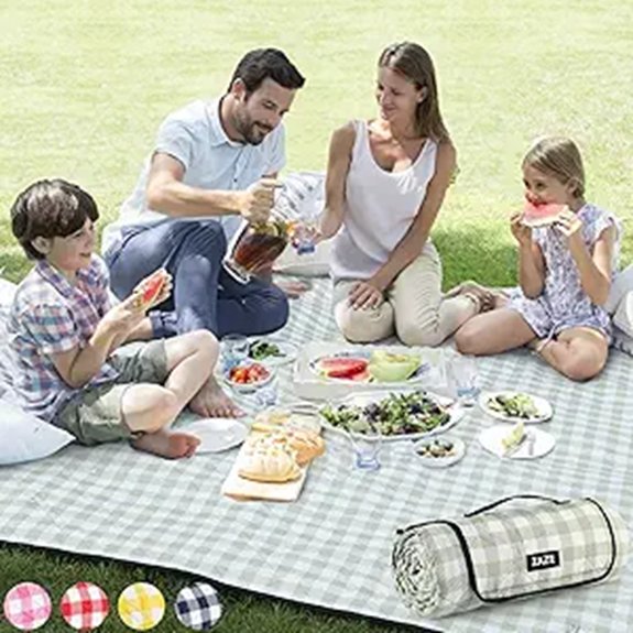 Picnic Blankets With Waterproof Backing: Top Picks 2 zaze extra large waterproof blanket