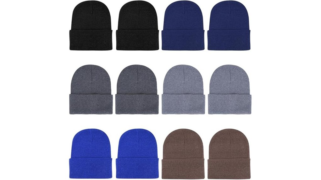 Winter Hats & Beanies That Deliver Warmth Without Bulk 4 zh 12 pack knitted hats