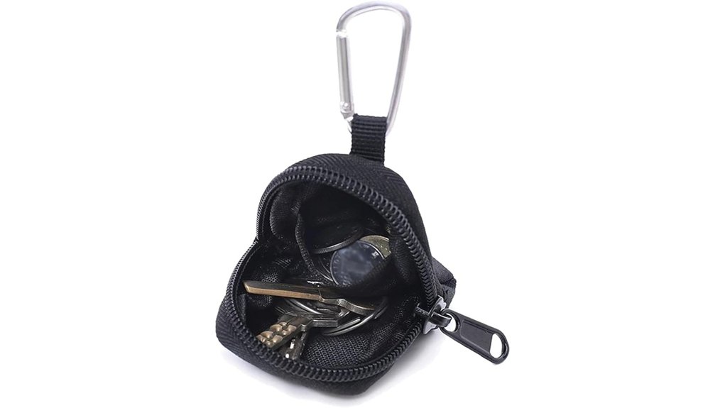 Best Small Zip Pouches for Coins, Keys, and Earbuds 10 zippered canvas coin organizer
