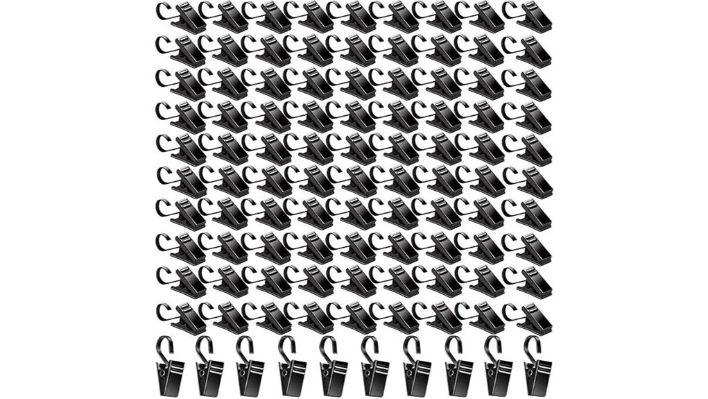 Best Curtain Clips for Hotel Rooms That Block Light Gaps 15 100 black curtain clips