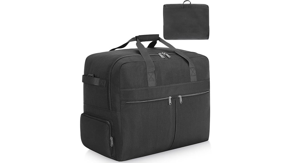 Best Foldable Travel Duffels With End Shoe Pockets 14 100l foldable shoe duffle