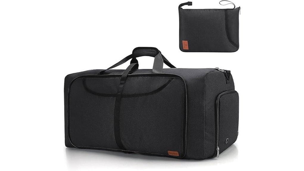 Best Foldable Travel Duffels With End Shoe Pockets 8 100l waterproof foldable duffle shoecompartment