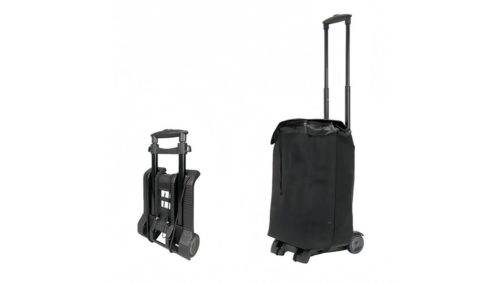 Best Fold-Flat Collapsible Luggage Carts for Heavy Bags 15 100lb foldable handcart trolley