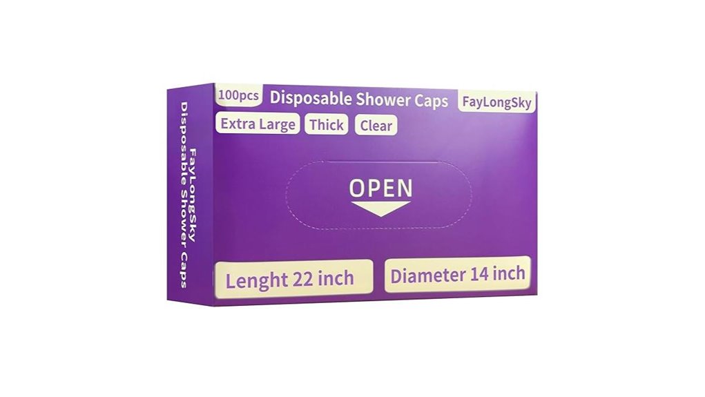 Disposable Toiletry Caps and Covers for Extra Leak Prevention 15 100pcs thick clear caps
