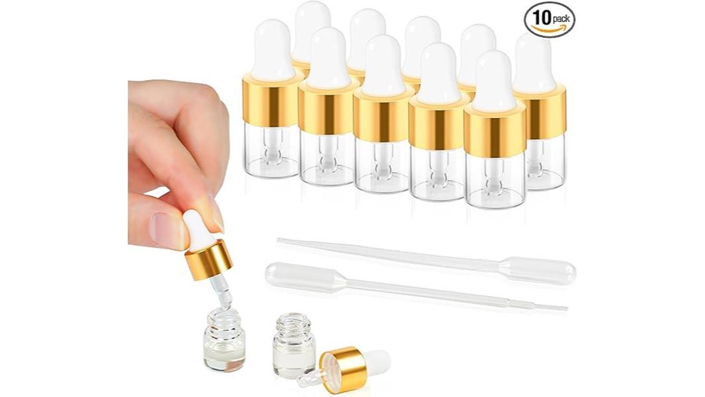Mini Dropper Bottles: No‑Spill, Precise Serum Dosing 3 10 1ml glass dropper