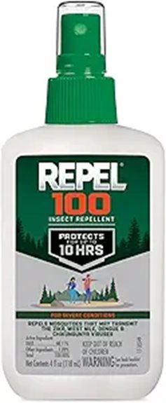 Best Insect Repellents for Travel: Spray vs. Lotion Showdown 5 10 hour 4oz 100 deet