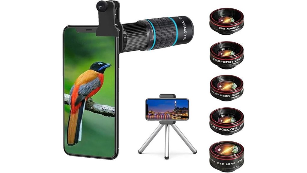 Smartphone Lens Kits for Epic Travel Photos (Wide + Macro) 8 10 in 1 telephoto macro fisheye kit