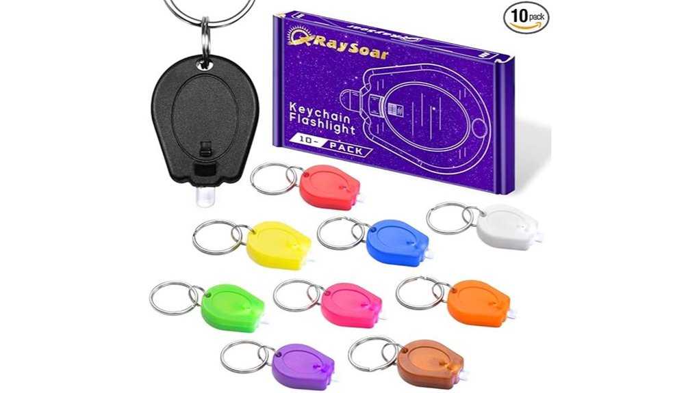 Best Keychain Flashlights Tiny but Bright for Travel 13 10 pack ultra mini led
