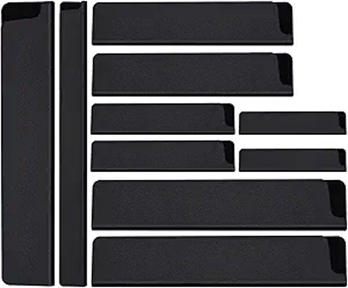 Lightweight Kitchen Knife Guards for Safe Travel Cooking 4 10 piece universal non bpa guards