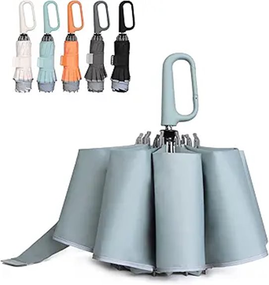10 rib windproof inverted umbrella