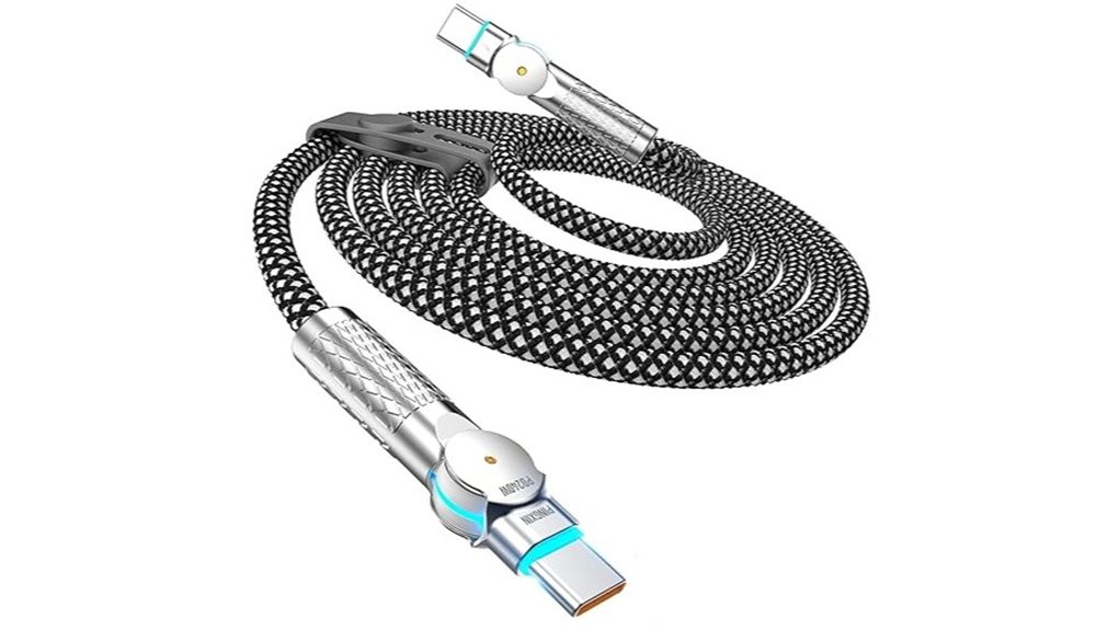10ft 240w usb c rotating