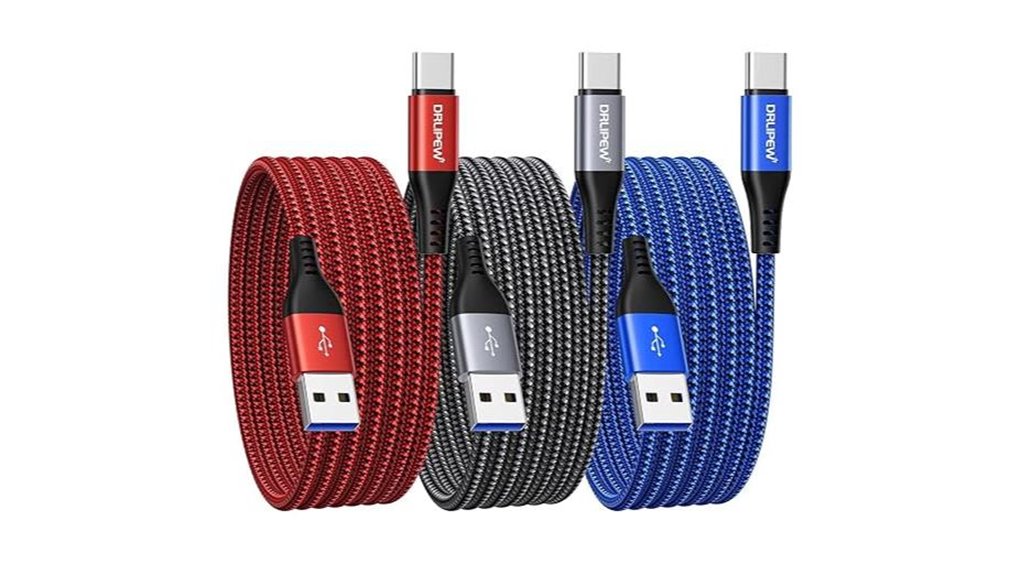 10ft usb c braided chargers