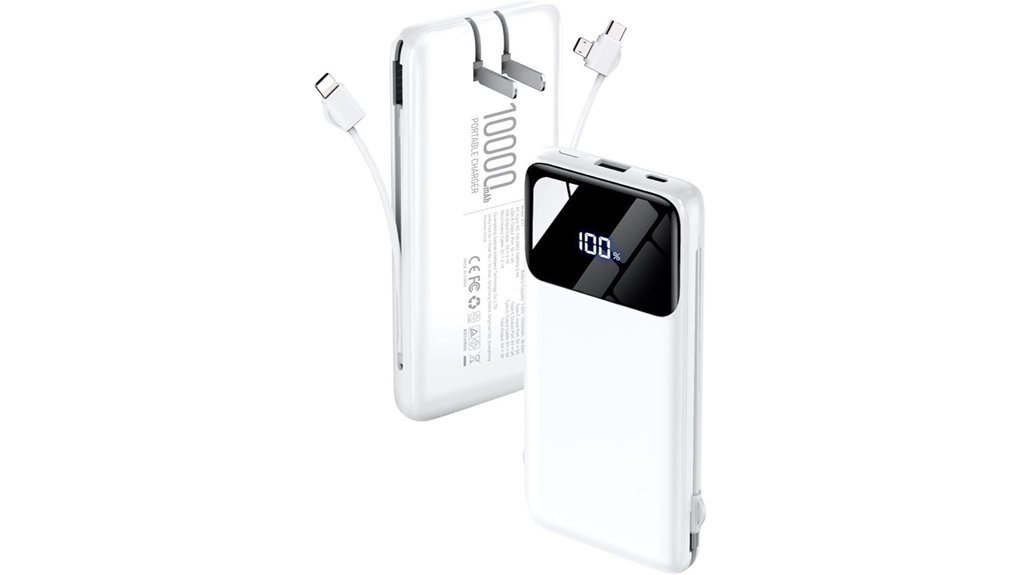 Power Banks with Built-In Cables That Keep You Charged 9 10kah usb c fast powerbank