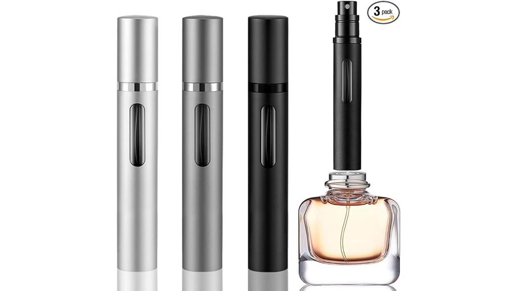 Best Leakproof Refillable Perfume Atomizers Anyone Can Use 15 10ml travel 3 pack atomizers